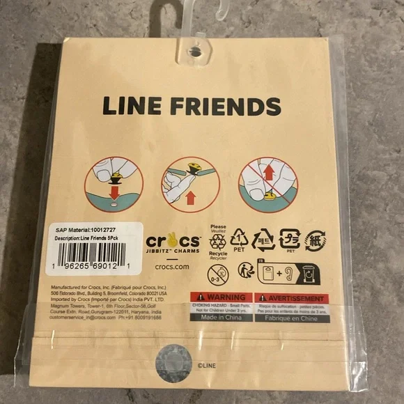 Crocs x Line Friends Jibbitz Charms Set - Picture 2 of 4
